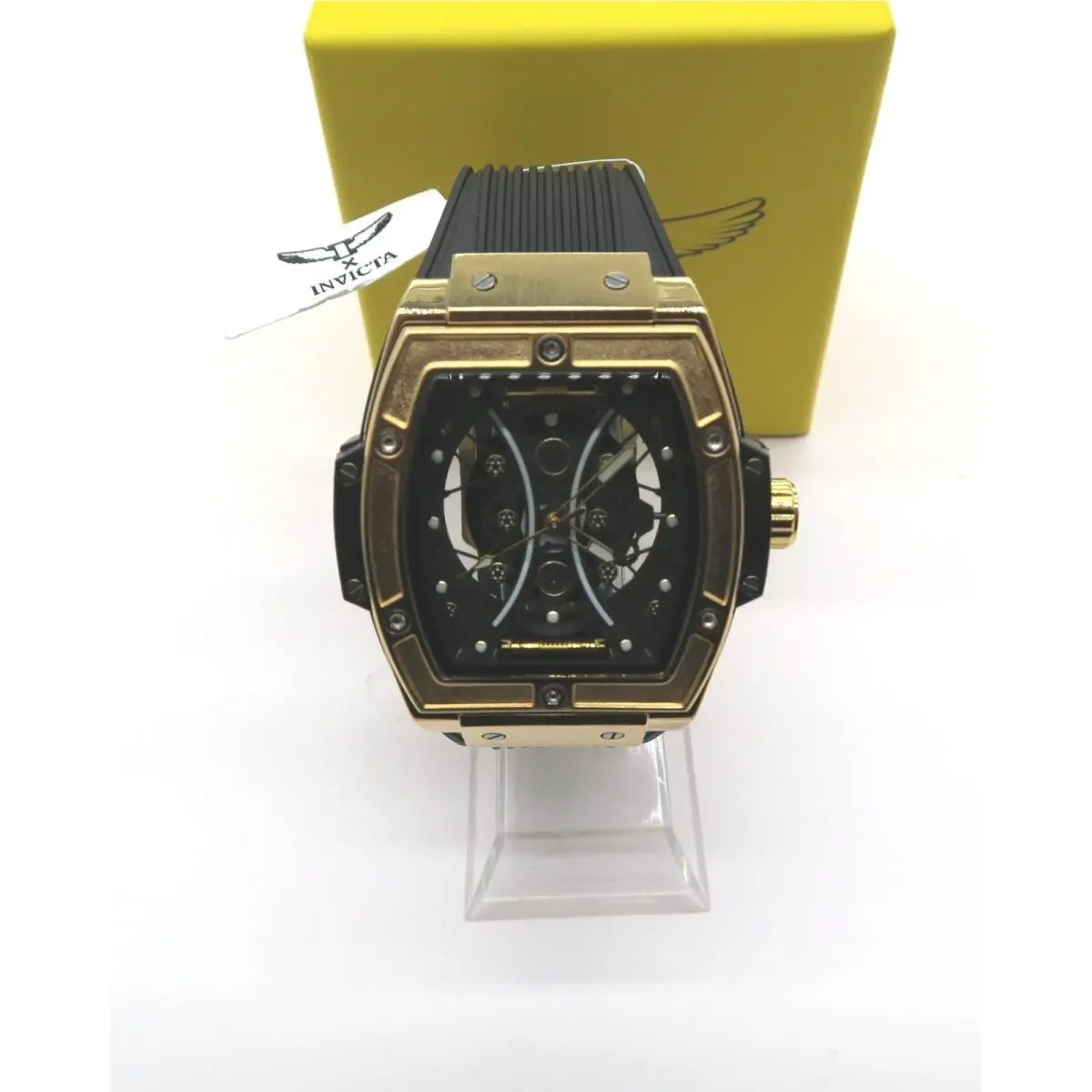 Invicta S1 Rally I by Invicta Men`s Watch w/ Skeleton Dial - 50mm Black