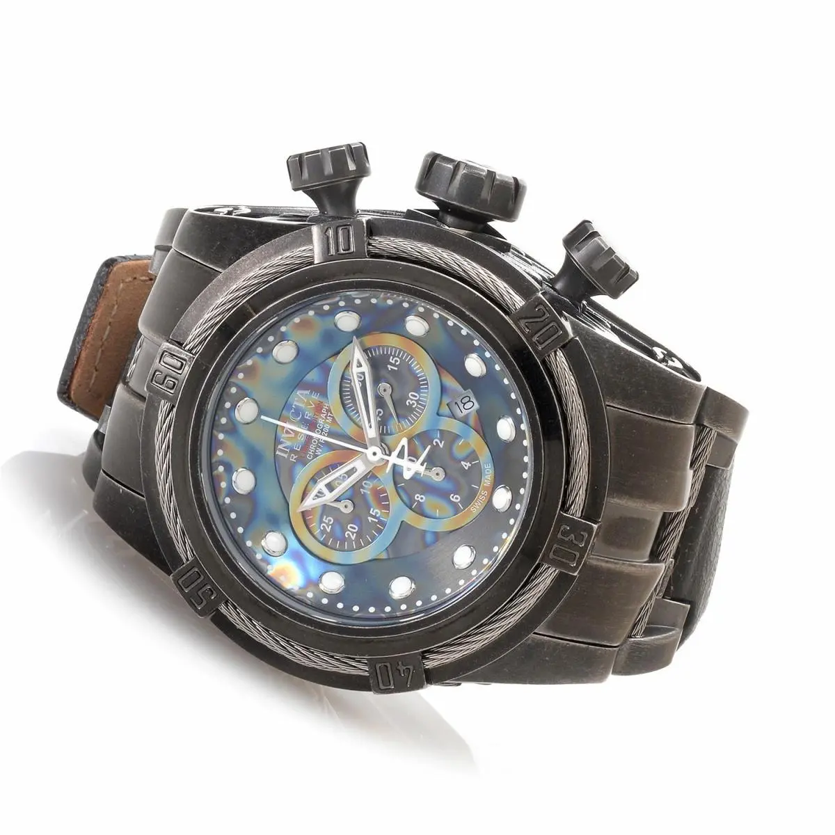 Invicta Reserve Bolt Zeus 15968 Swiss Made Watch + Bonus 8-Slot Diver Case