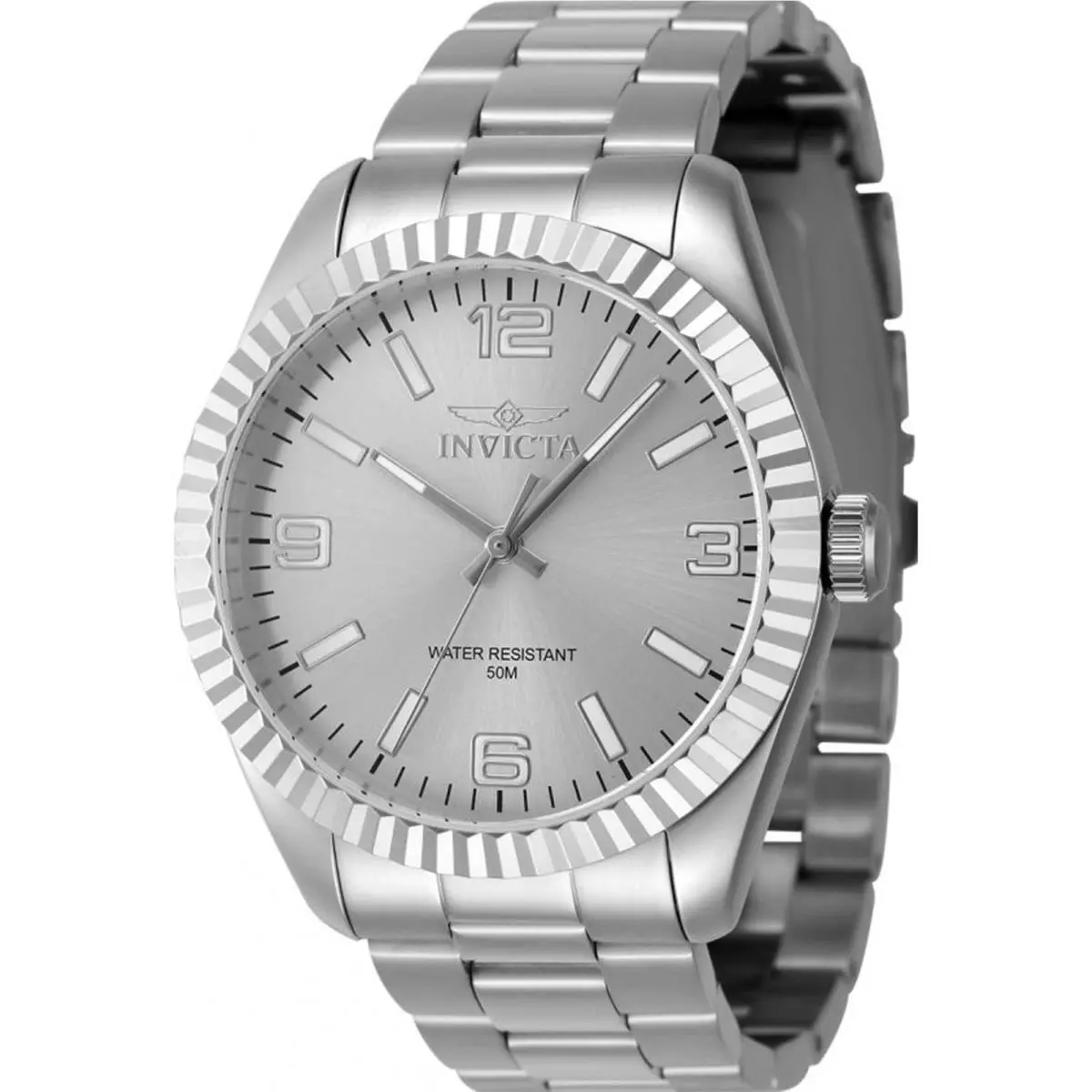 Invicta Men`s 47449 Specialty Las Vegas Raiders Quartz 3 Hand Silver Dial Watch