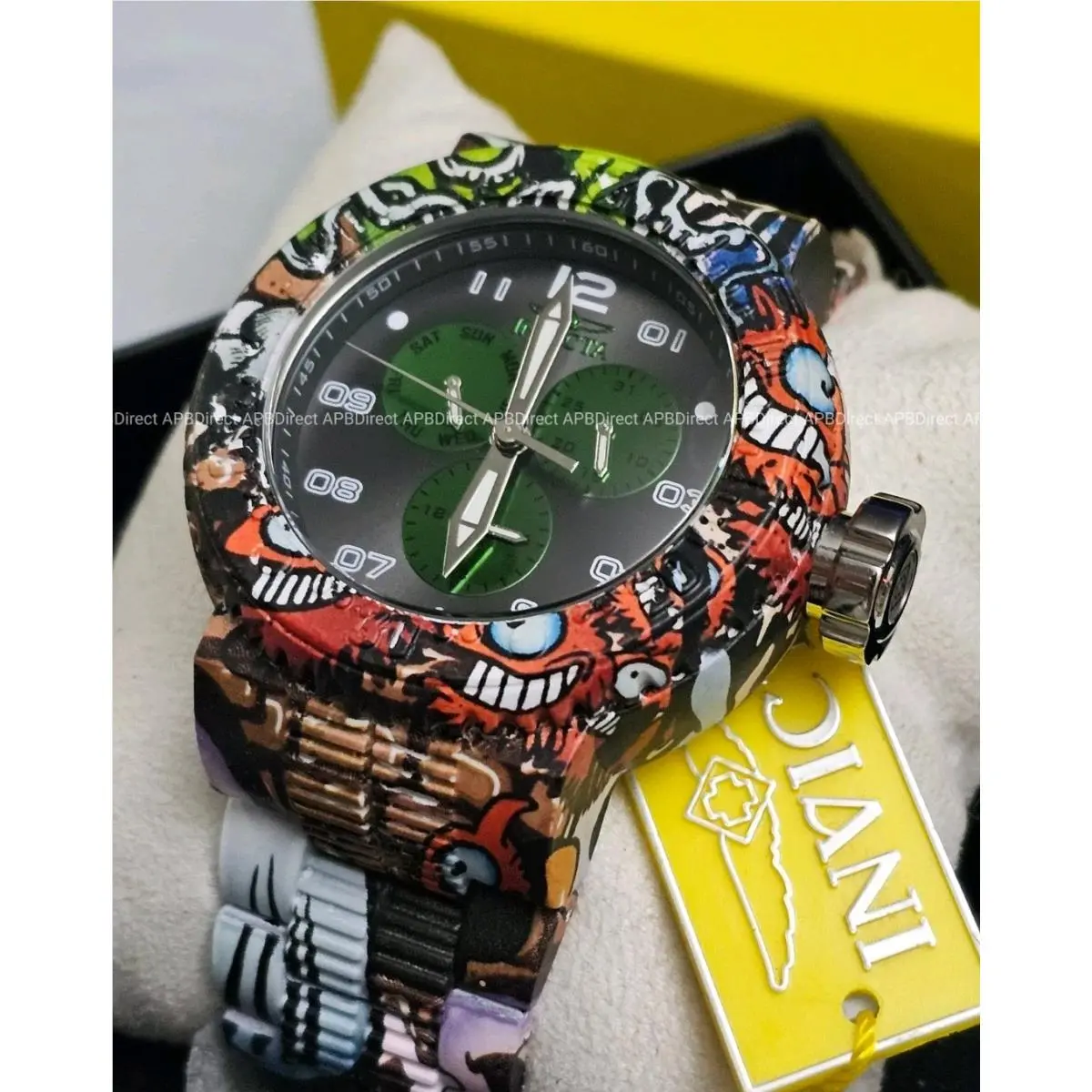 Invicta - Graffiti - Hydroplated - Pro Diver Exclusive Neoart Aqua Mens Watch