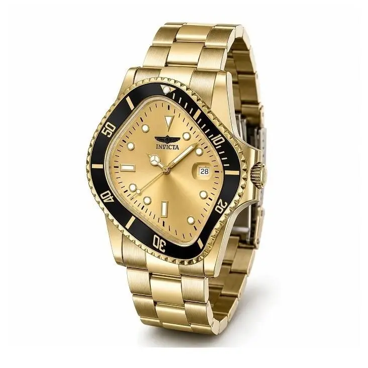Invicta Artist Surreal 51005 Men`s Watch 40mm Gold Tone Gold Dial Quartz
