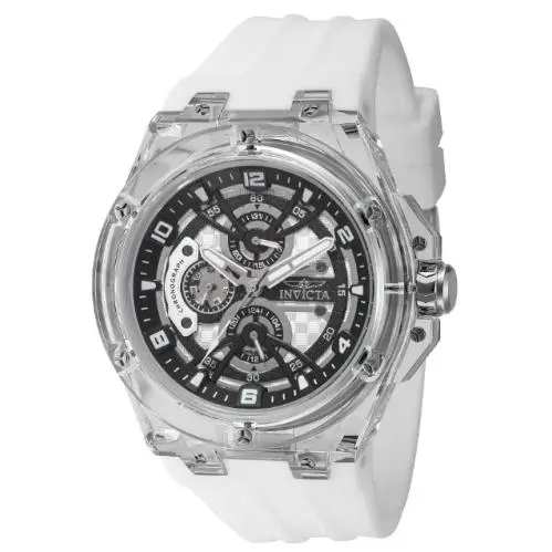 Invicta Racing Saphirex Men`s Watch - 46mm White 48800