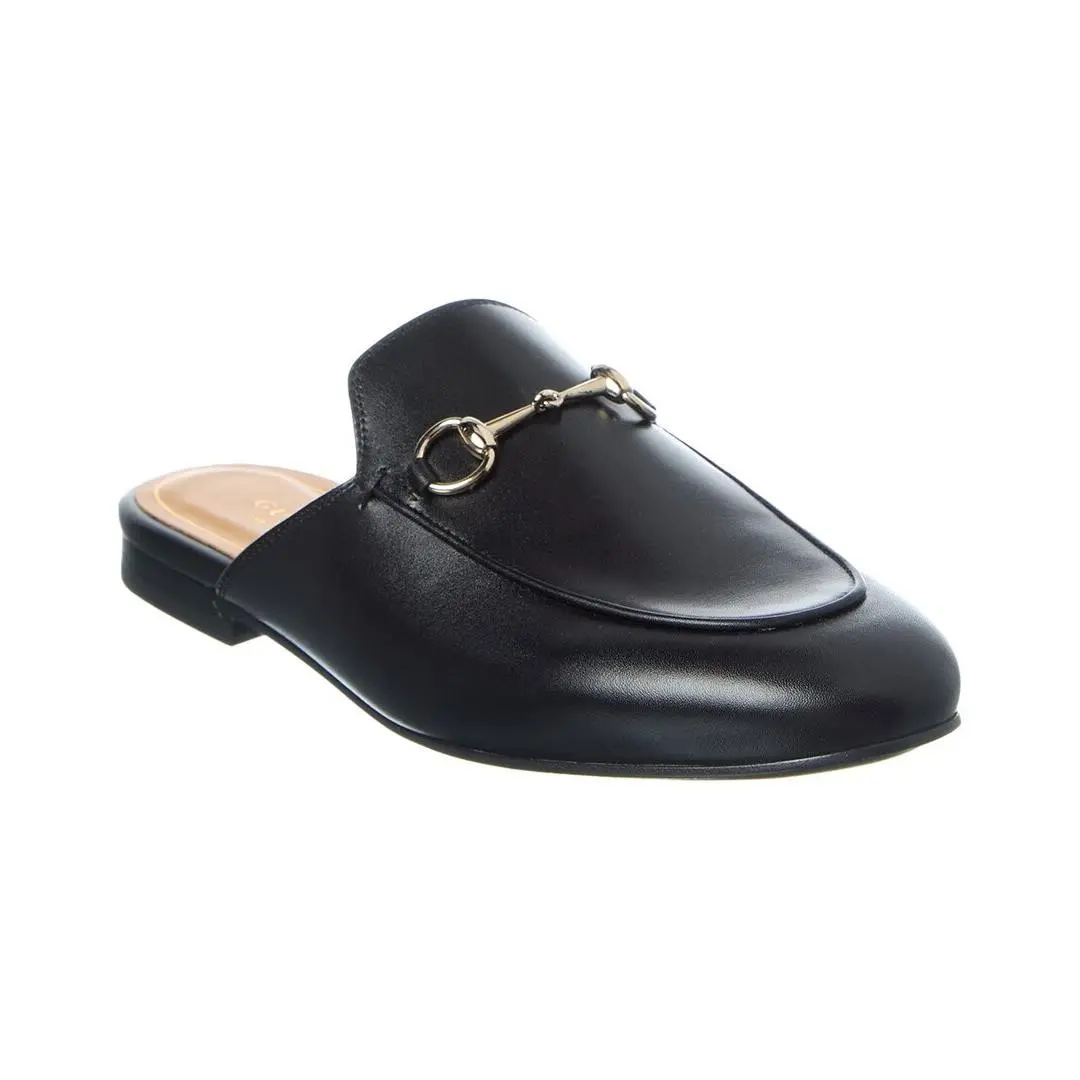Gucci Princetown Leather Slipper Women`s Black 37