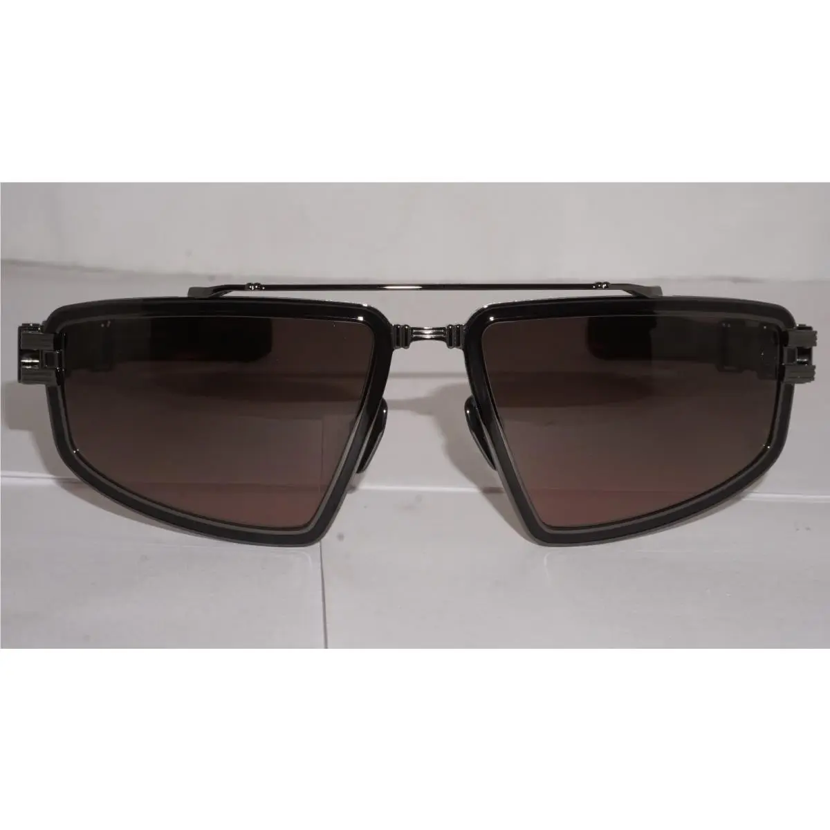Balmain Sunglasses Titan Gunmetal Brown BPS-139A-59 59 18 130
