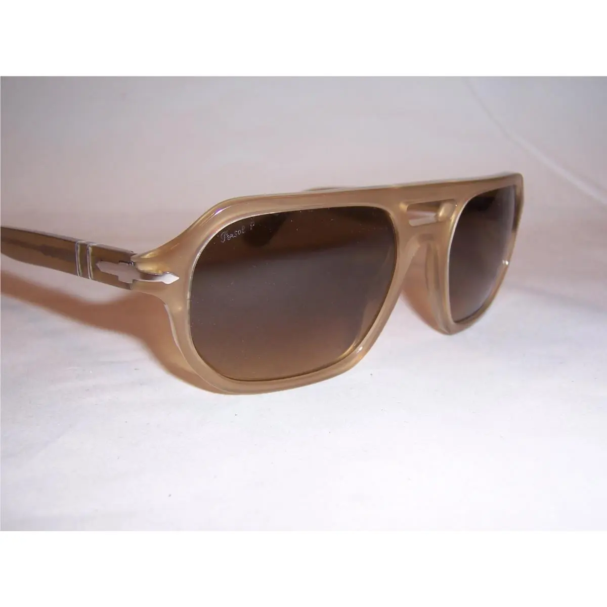 Persol Guido Sunglasses PO 3393S 1169M2 Opal Beige/brown Polarized 56mm