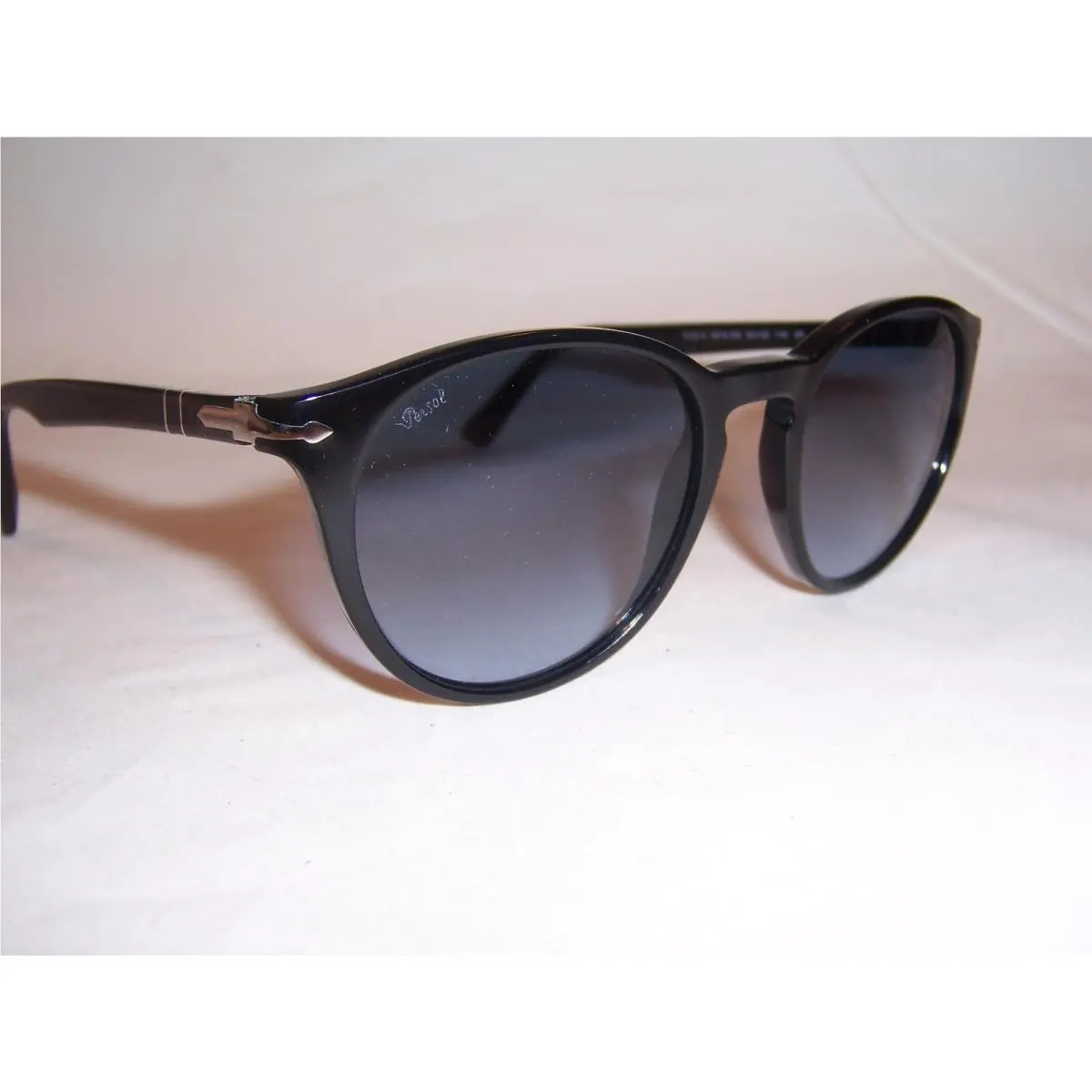 Persol Sunglasses PO 3152/S 9014Q8 Black/azure Blue 52mm
