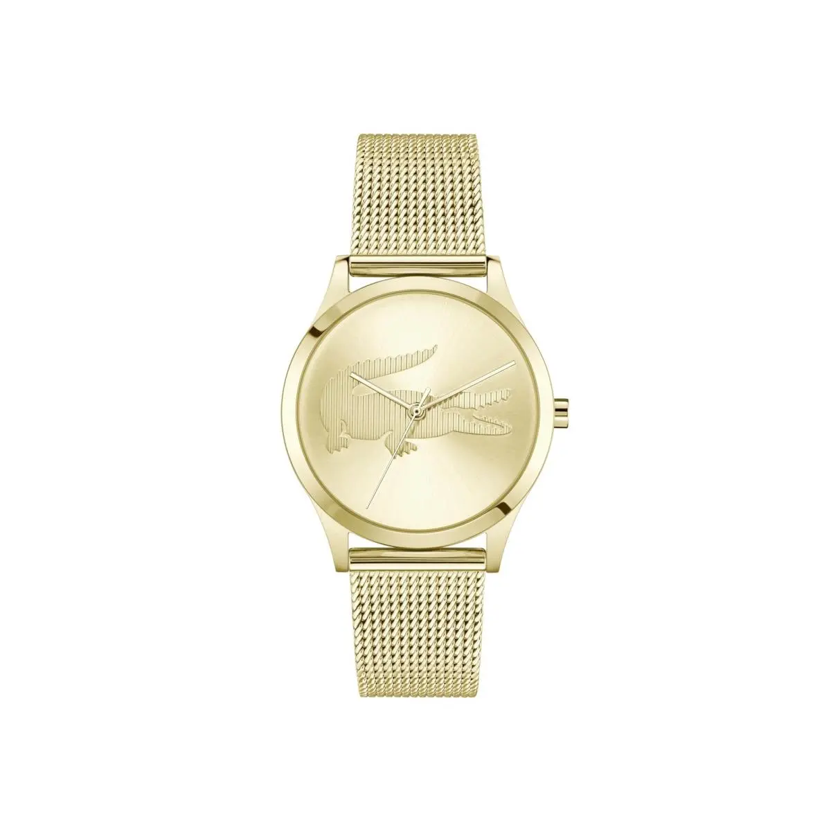 Lacoste Crocodelle Women`s Quartz Watch 36MM Light Champagne