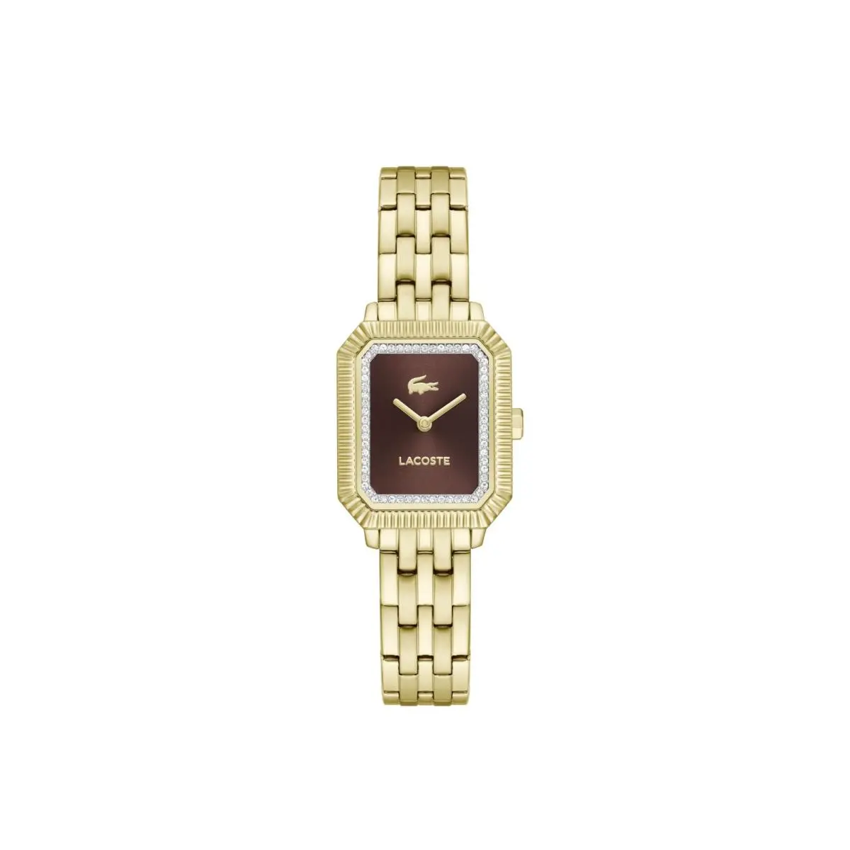 Lacoste Women`s Parisienne Quartz Bracelet Watch 22mm Gold Plated