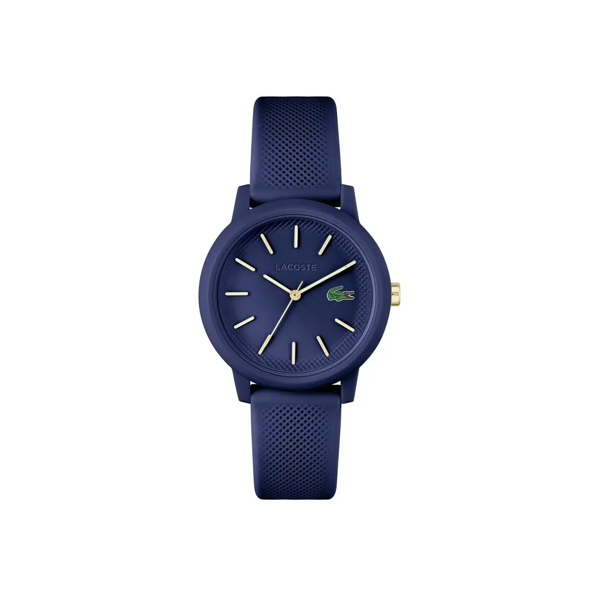 .12.12 Women`s 3H Quartz Watch Silicone Strap One Size Blue by Lacoste