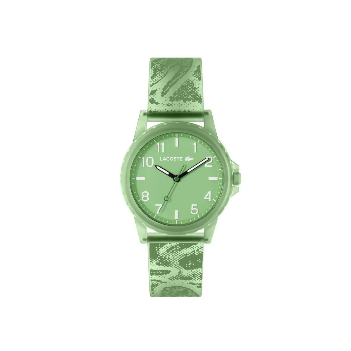 Lacoste Rider Teens 3H Quartz Watch Silicone Strap - Contemporary Green