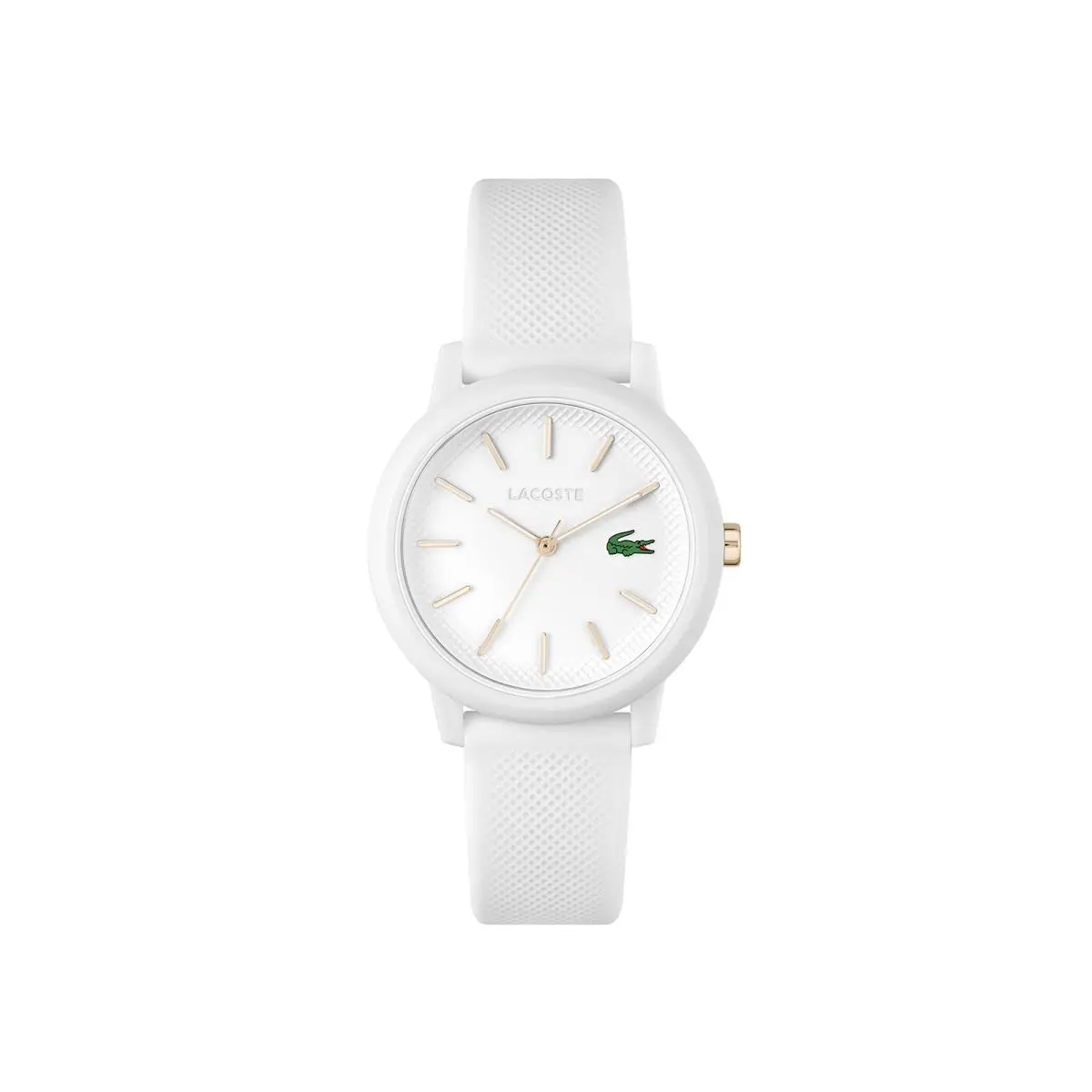 12.12 Women`s Quartz Watch - TR90 Case - Premium 36MM White by Lacoste
