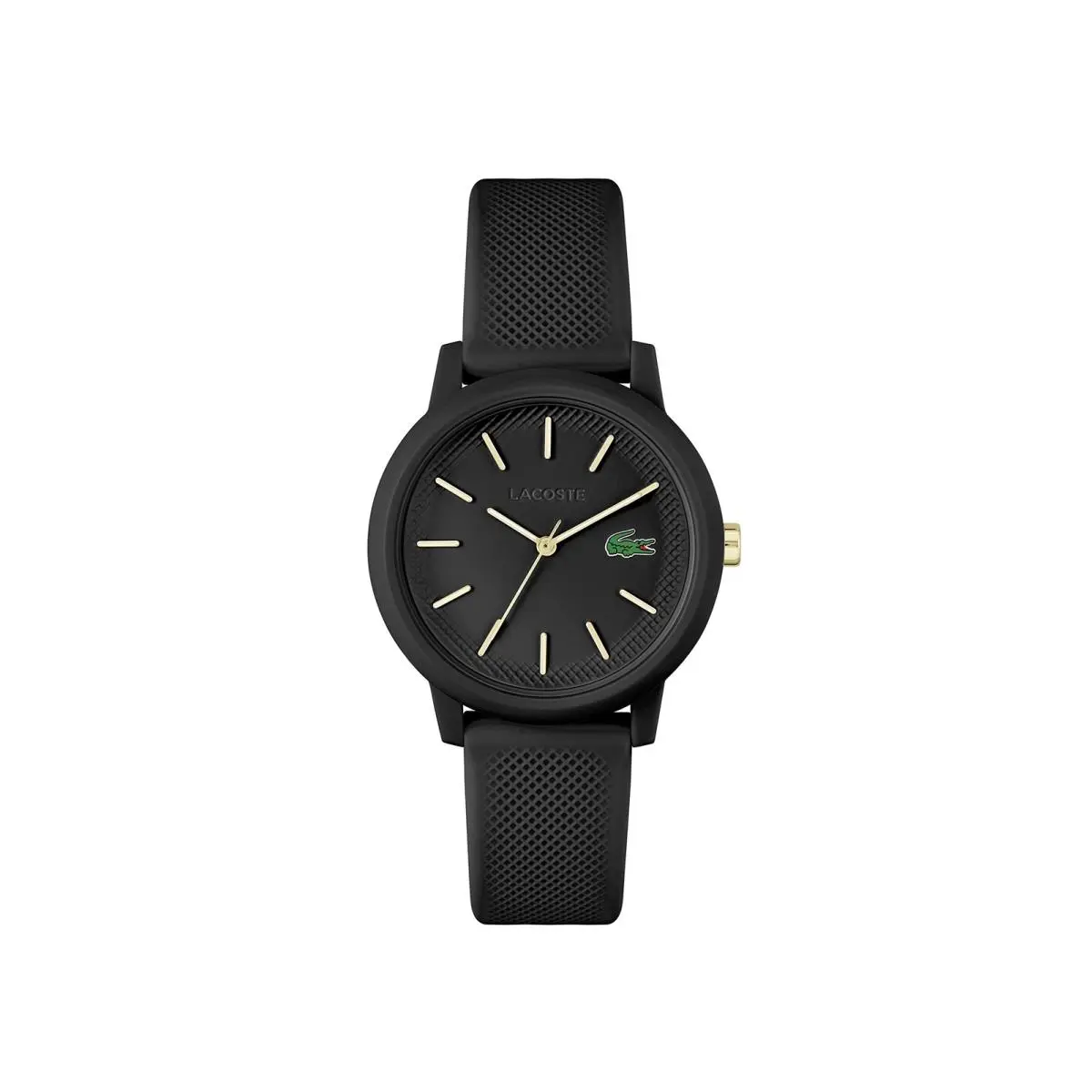 12.12 Women`s Quartz Watch - TR90 Case - Premium 36MM Black by Lacoste