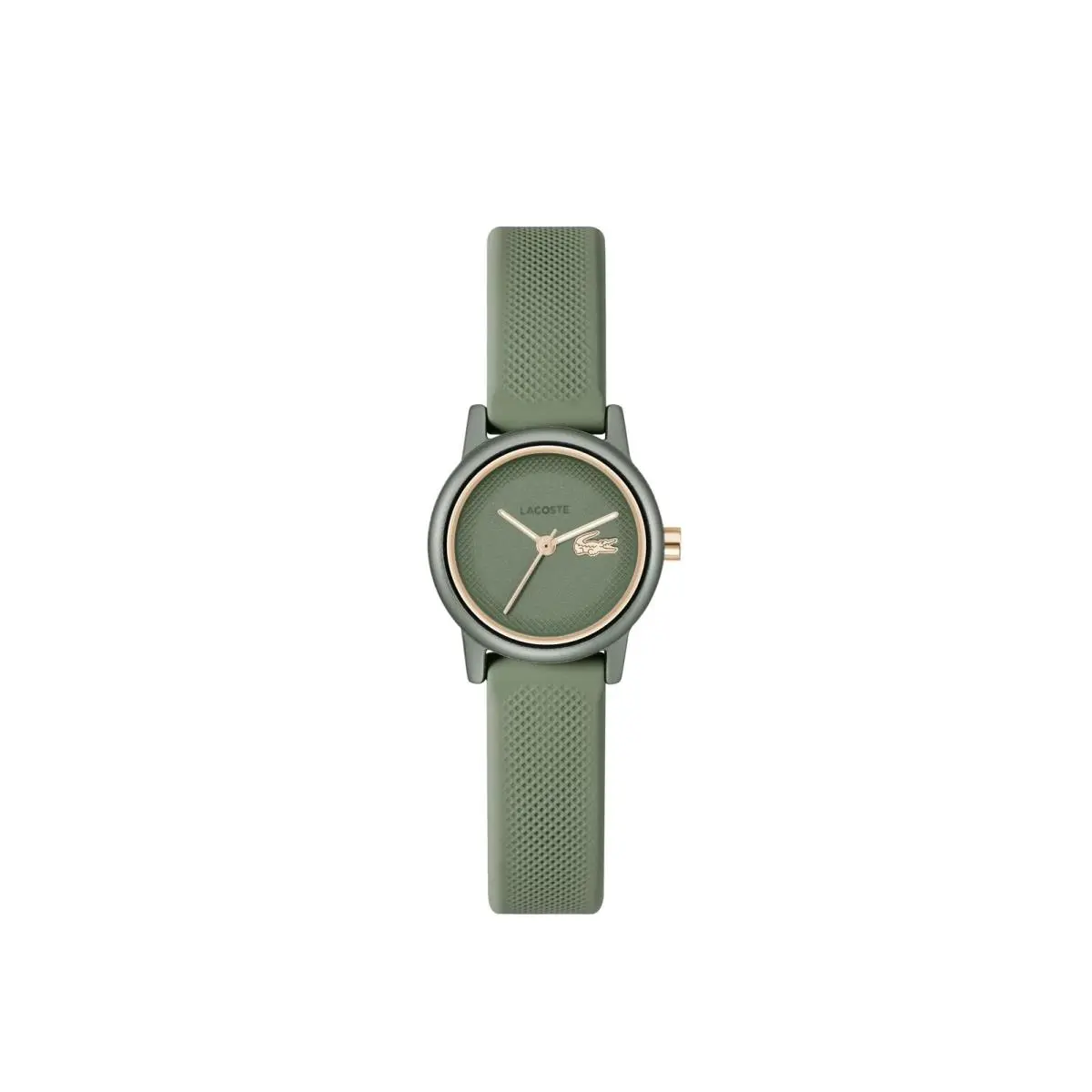 Lacoste.12.12 Mini Swift Women’s Quartz Watch - Silicone Strap Curved Green