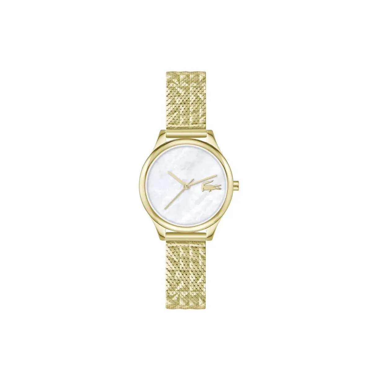 Lacoste Mini Crocodelle Women’s Quartz Watch - Minimalist 28MM White