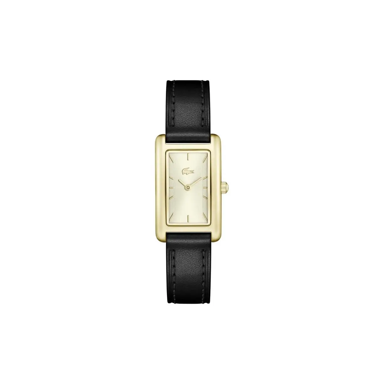 Lacoste Women`s Croisette Quartz Leather Strap Watch 19mm Black
