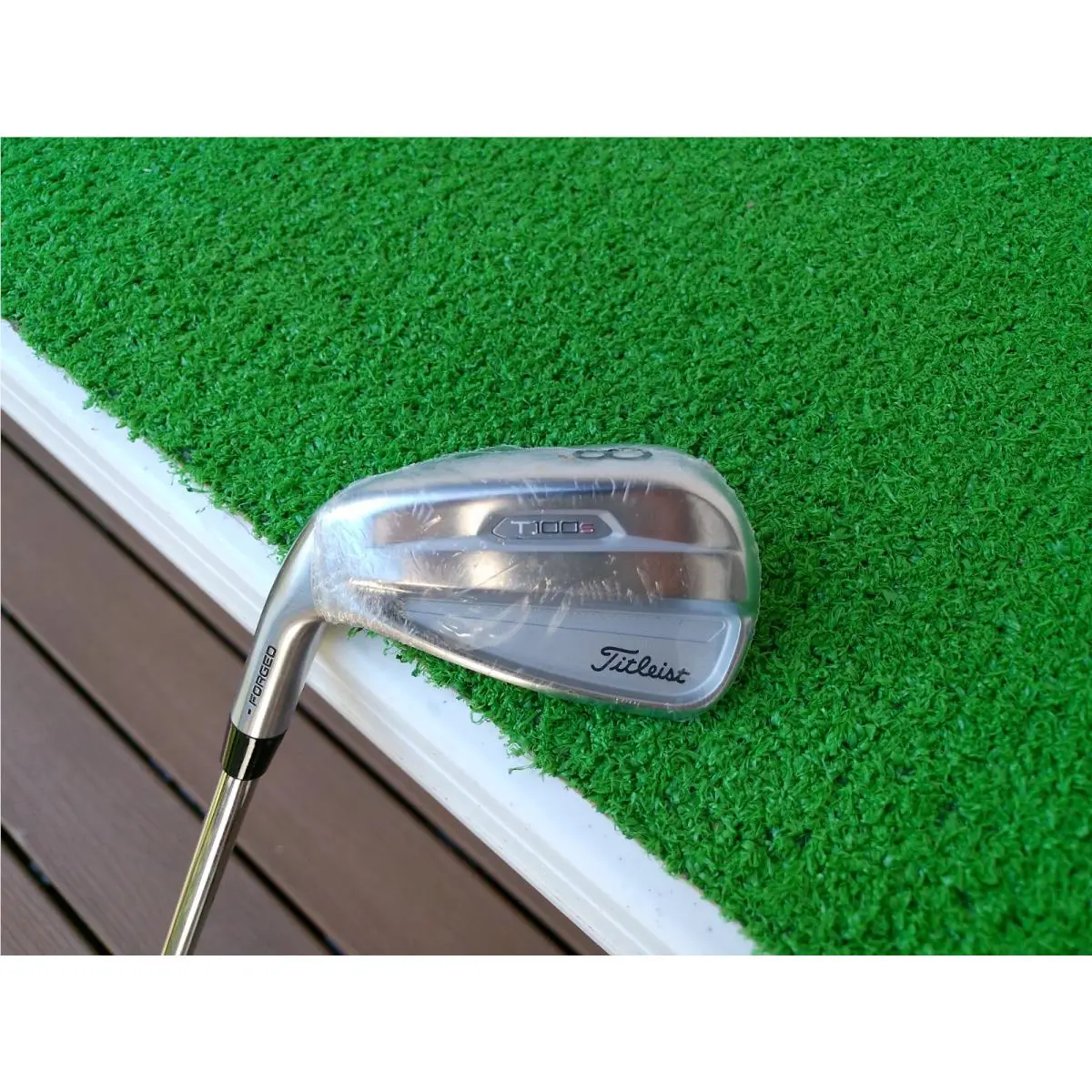 Titleist 2021 T100S Forged 8-Iron w/ True Temper Amt S300 Stiff Shaft - Lefty