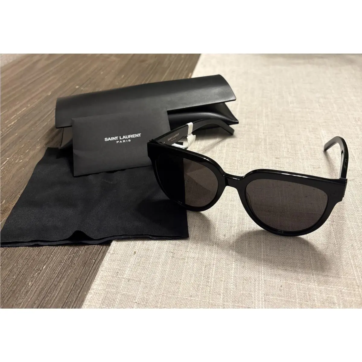 Saint Laurent SL M131 Black Frame Sunglasses Made In Italy