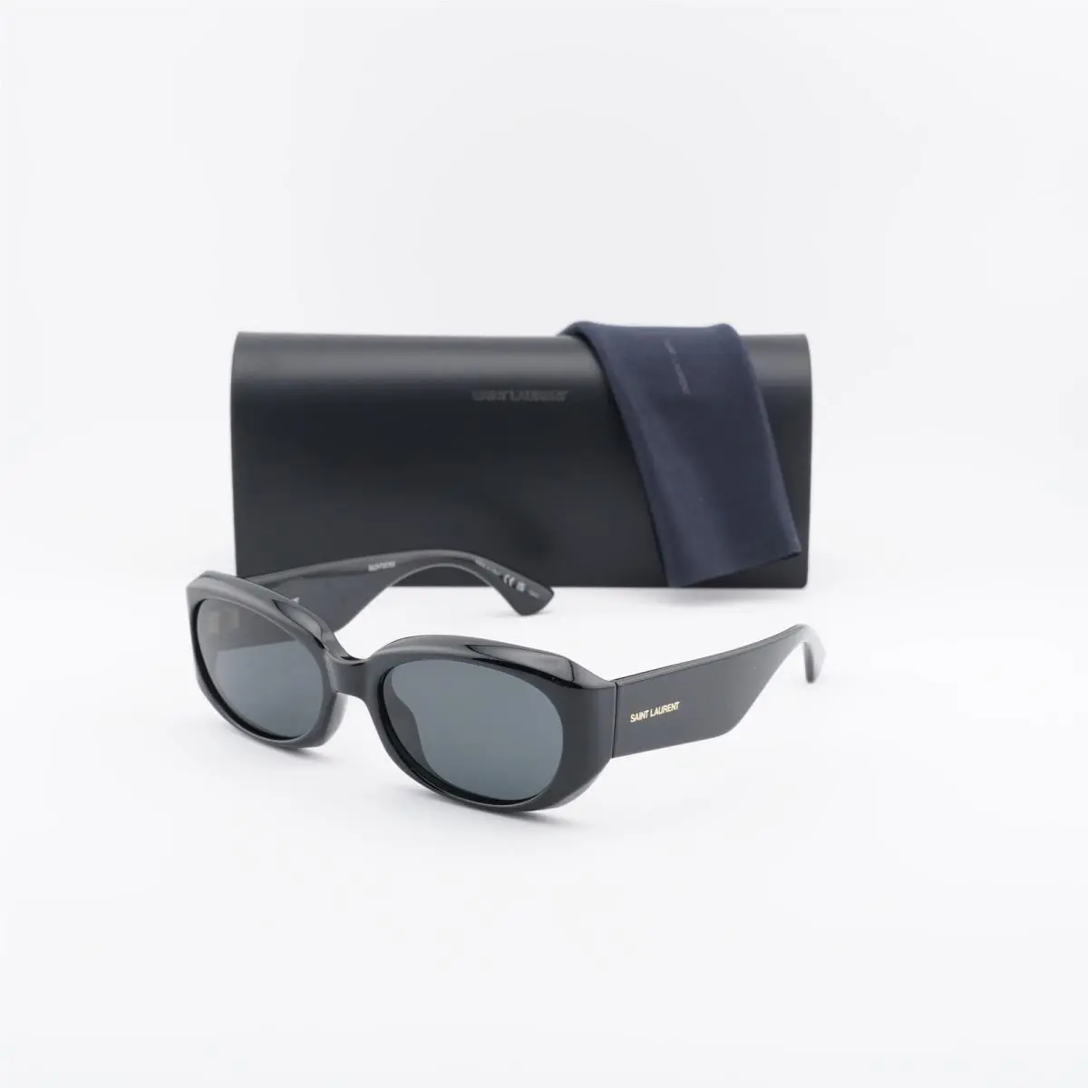 Saint Laurent SL868 001 Shiny Black/black 57-18-135 Sunglasses