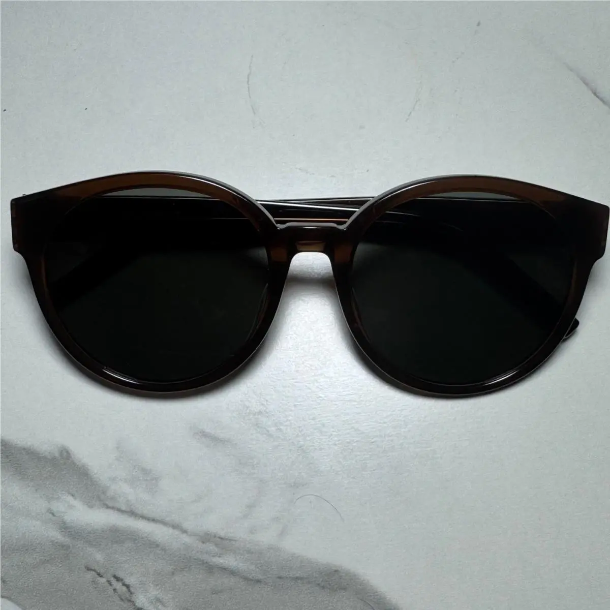 Saint Laurent SL M31/F 010 Brown Round Sunglasses Made in Italy 55-19-145