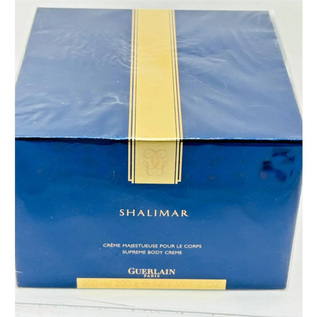 Shalimar Body Cream Guerlain Paris 6.7oz / 200 ml Supreme Body Cream