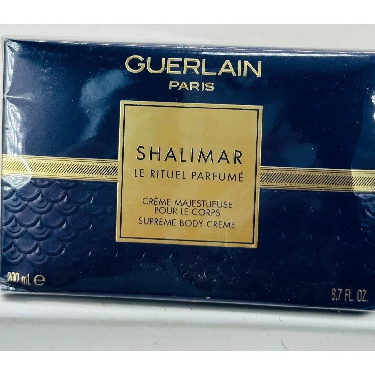 Shalimar Body Cream Guerlain Women 6.7oz / 200 ml Supreme Body Cream