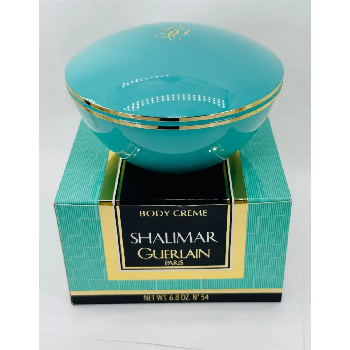 Guerlain Shalimar Body Creme 6.8oz Vintage No54 1983 Paris Rare