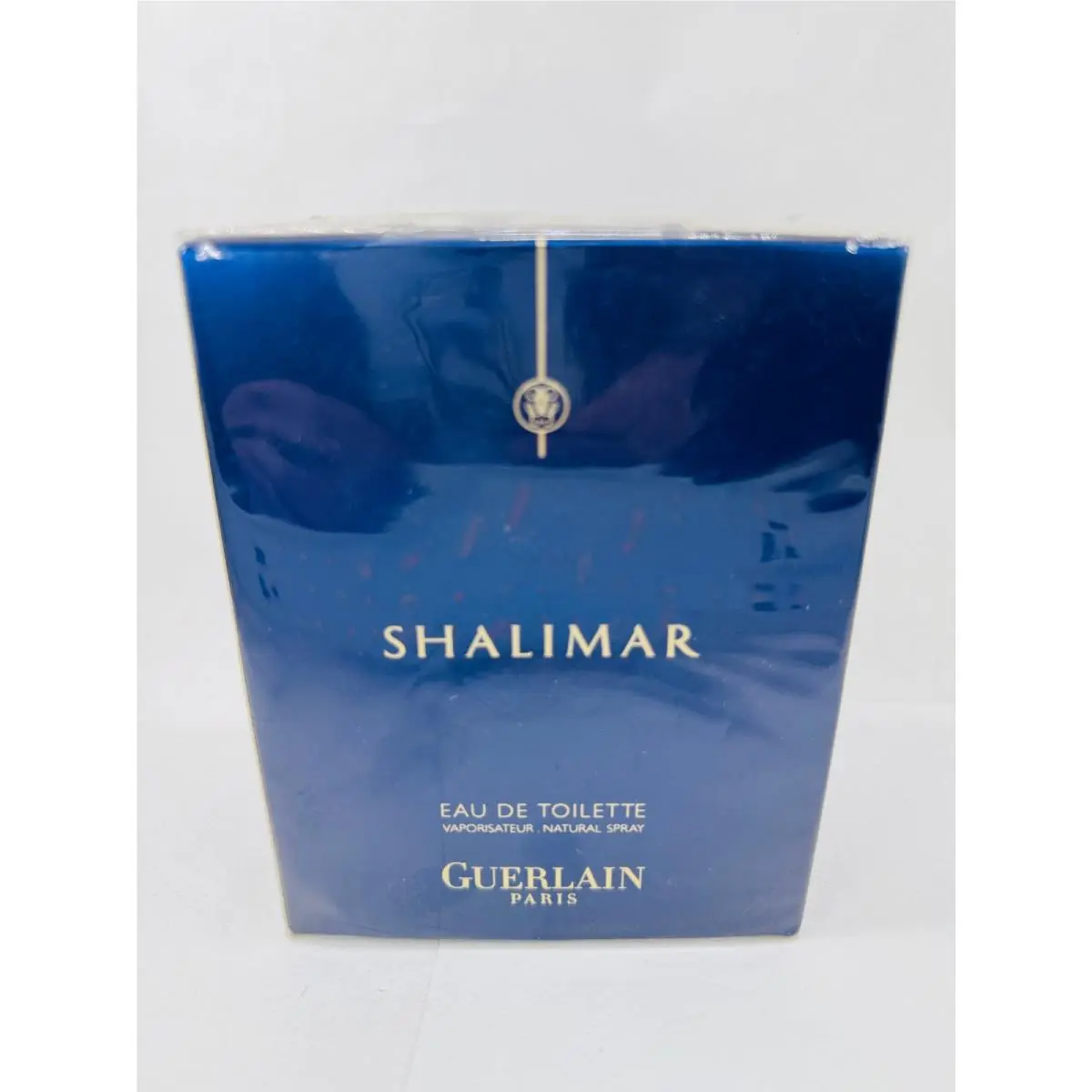 Guerlain Shalimar Edt 3.4oz 90ml 1998 Vintage Blue Gold Box Paris