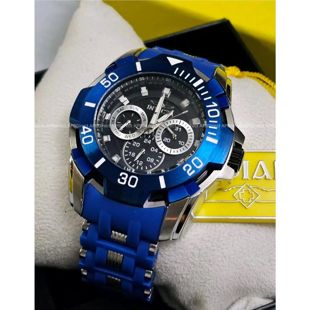 Invicta - Sea Spider - Blue Silver SS Quartz Multifunction Dial - Mens Watch
