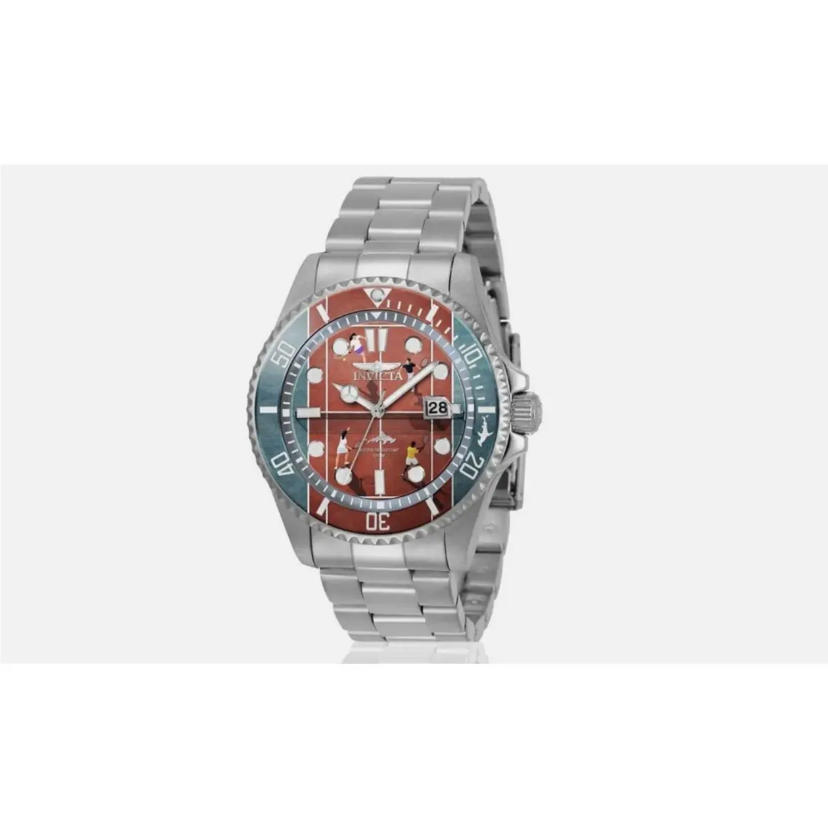 Invicta Pro Diver Visions From Above 51055 Men`s Watch 43mm Tennis
