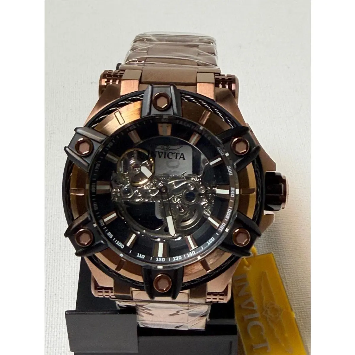 Invicta Bolt Phanton Automatic Watch 52MM Gold 50782