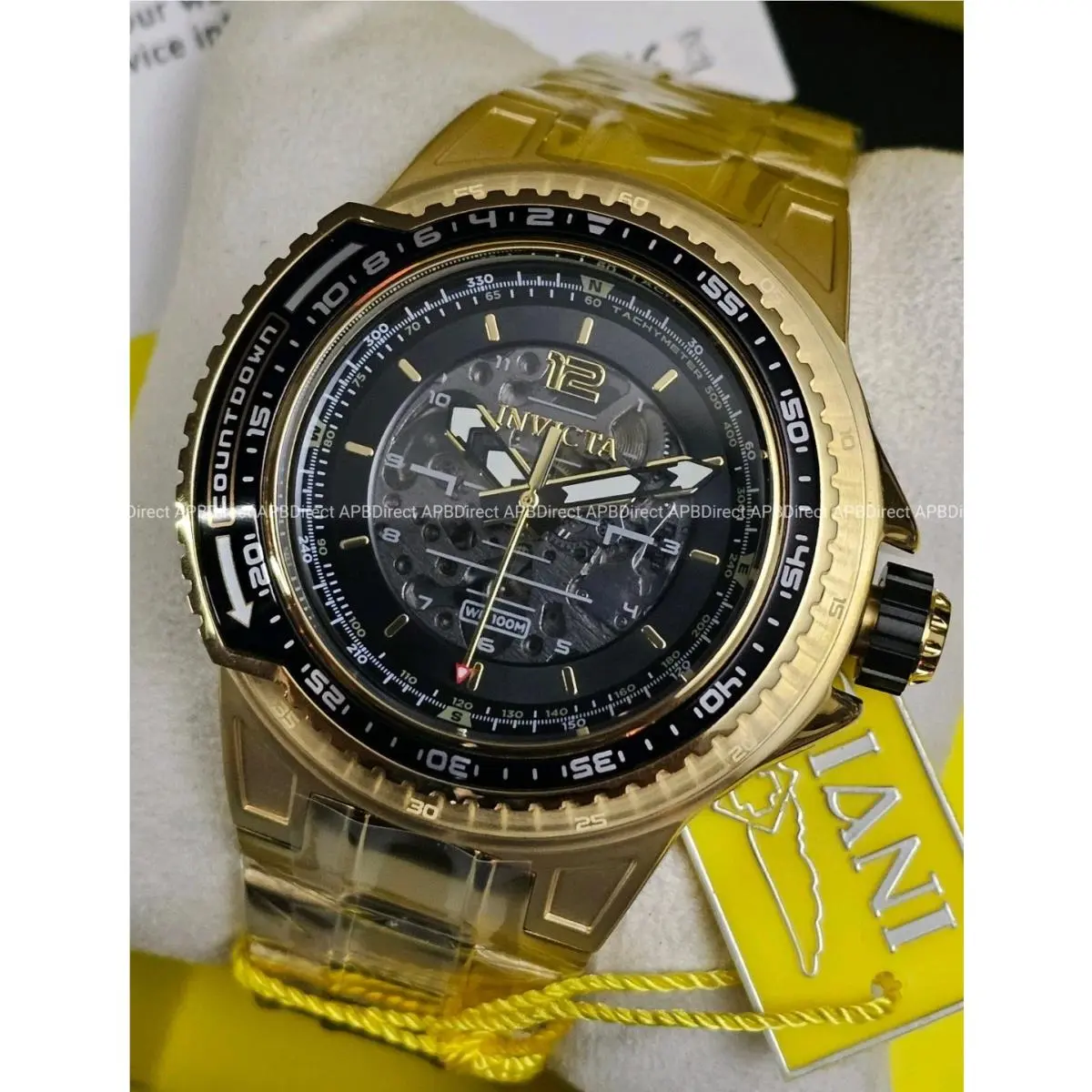 Invicta - Aviator Crosswind Automatic Skeleton Flight Time Precision Mens Watch