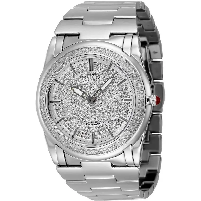 Invicta Reserve Slim 2.1 Carat Diamond Watch Swiss Ronda 1062 42mm 41067
