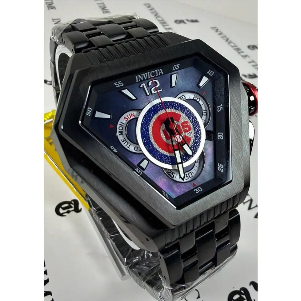 Invicta Mlb Chicago Cubs Swiss Ronda Z60 Caliber Men`s Watch w/ Mop Dial 42641