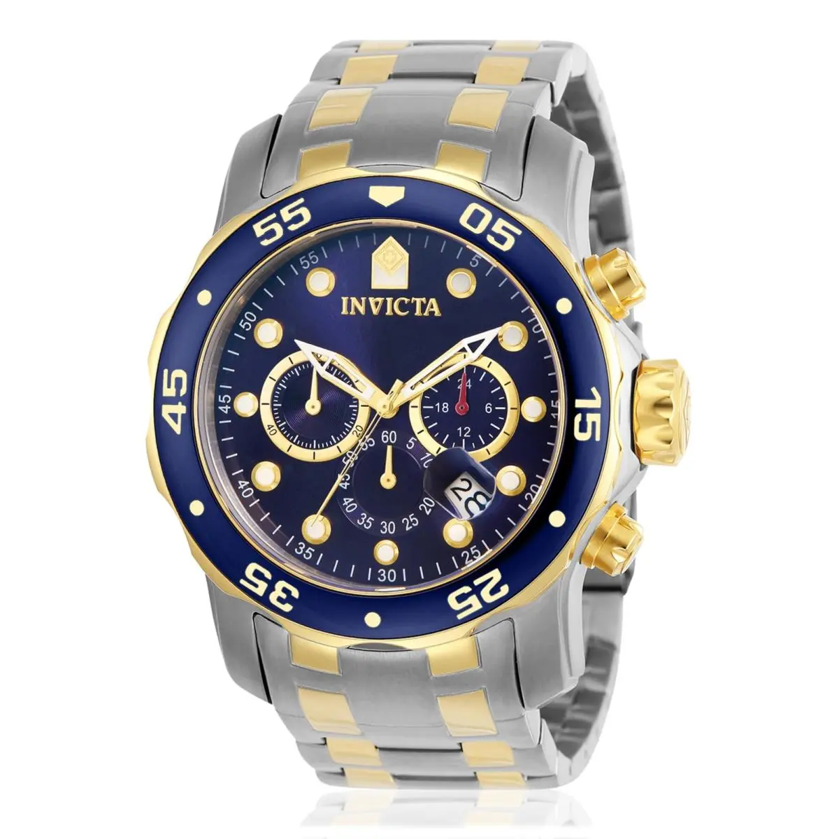 Invicta Men`s 48mm Two Tone Stainless Steel Chronograph Quartz Scuba Dive Watch