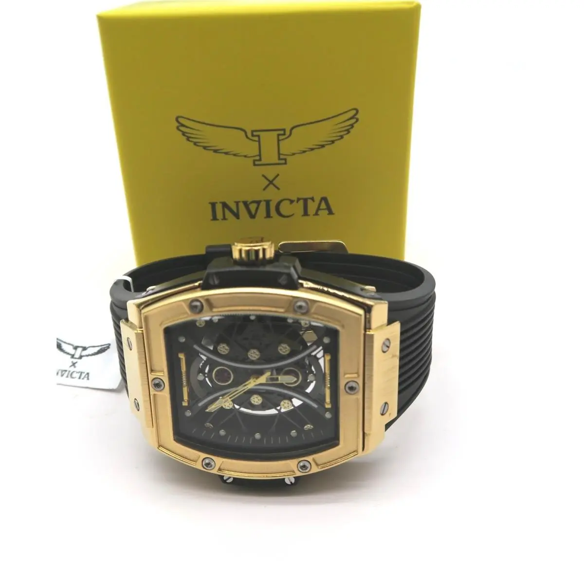 Invicta S1 Rally I by Invicta Men`s Watch w/ Skeleton Dial - 50mm Black