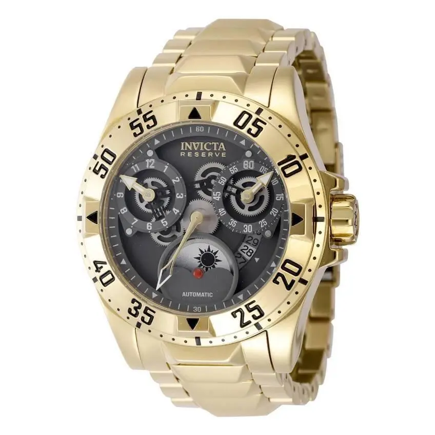 Invicta Reserve Excursion NH35A Automatic Men`s Watch - 49.5mm Gold 47571