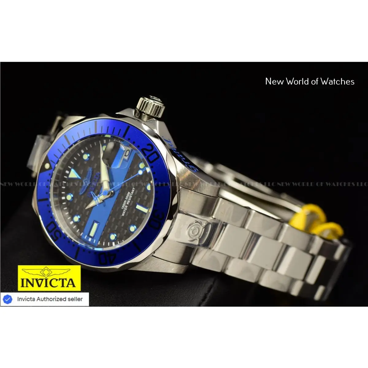 Invicta Ladies Grand Diver 38mm Automatic Self Wind Steel Tone Watch 300M