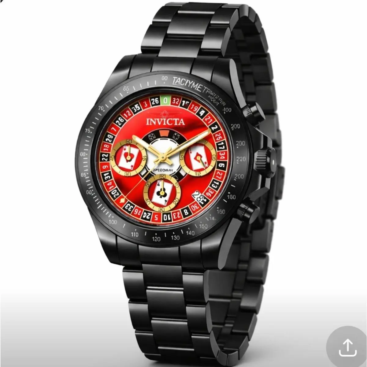 Invicta Speedway Montecarlo Men`s Watch - 39.5mm Black 50497 957