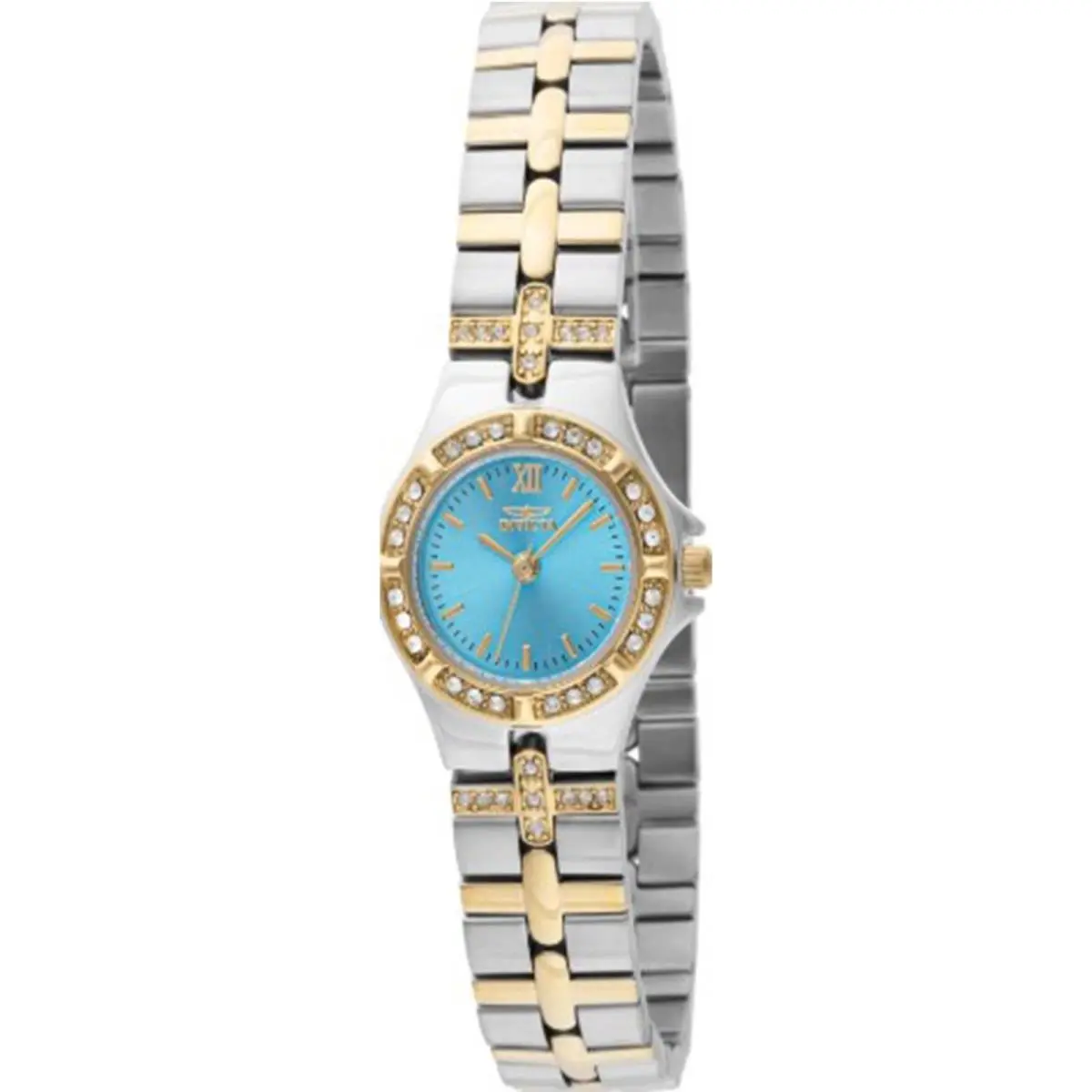 Invicta Women`s 45873 Wildflower Quartz 3 Hand Turquoise Dial Watch