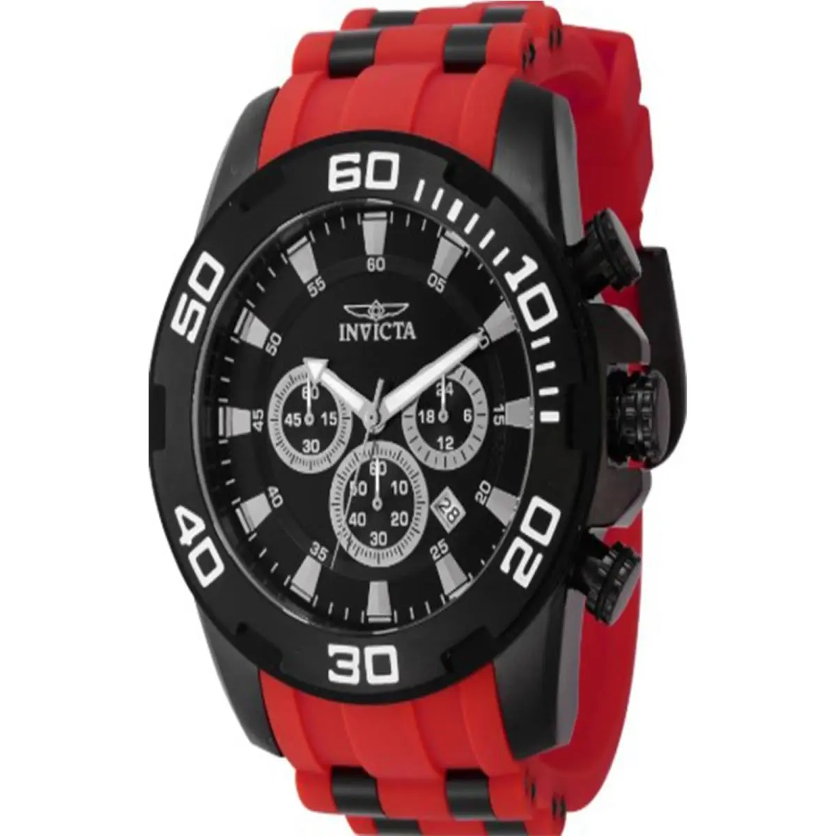 Women`s 44546 Pro Diver Quartz VD53 Black Dial Watch by Invicta