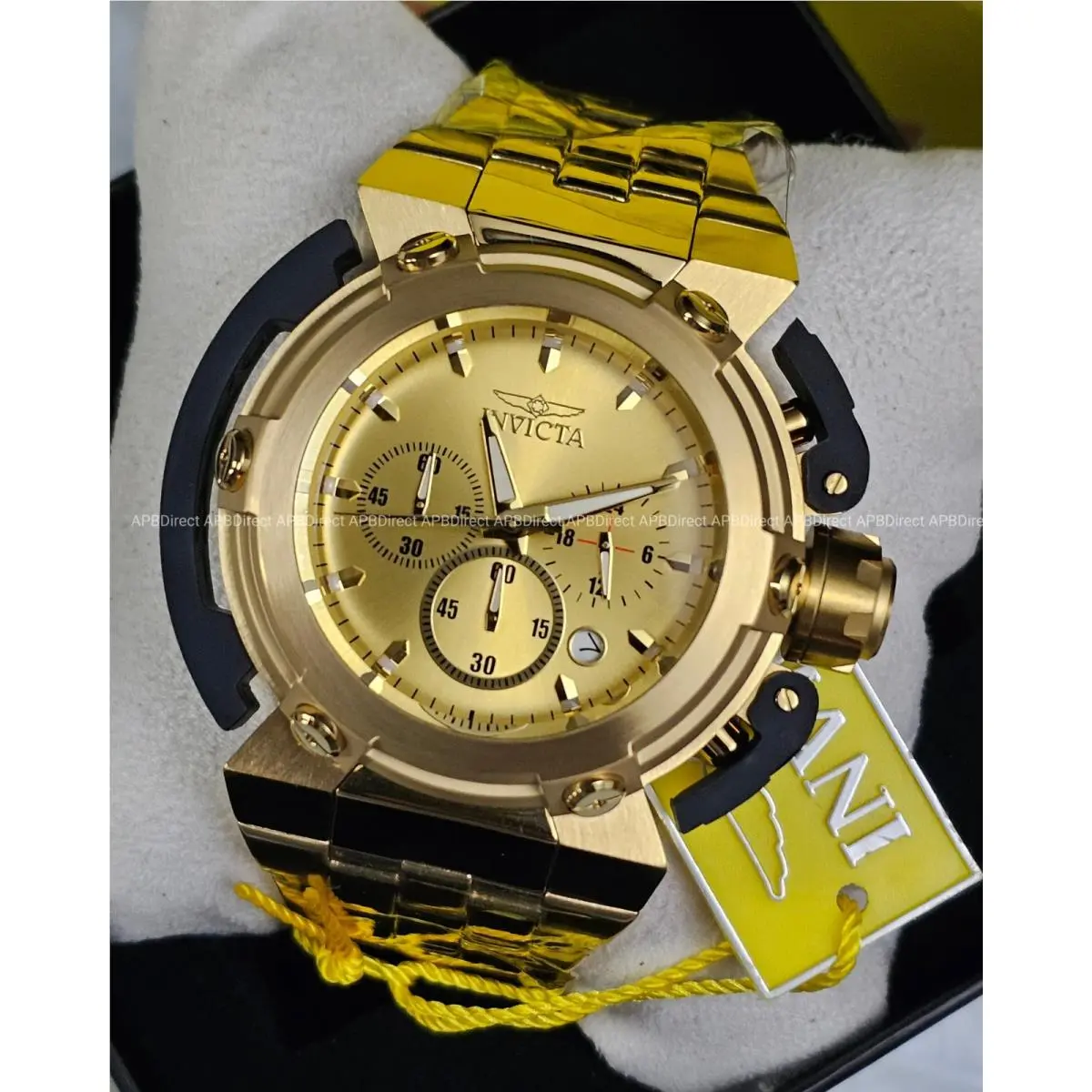 Invicta - X-wing - Coalition Forces Gold Plated Quartz Chronograph Mens Watch