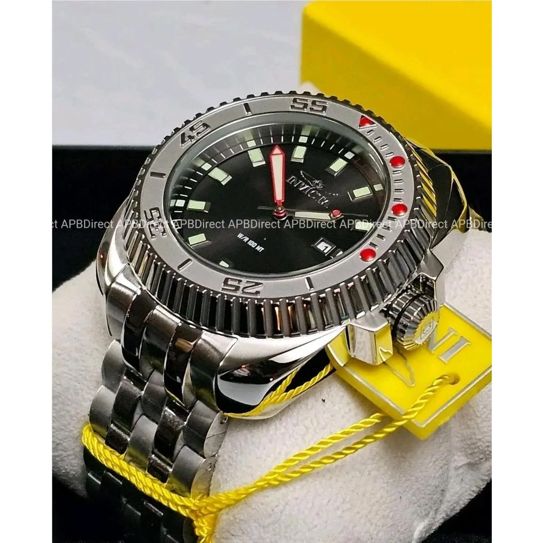 Invicta - Gearhead - High Polished Silver SS Bezel Bracelet - 50mm Mens Watch