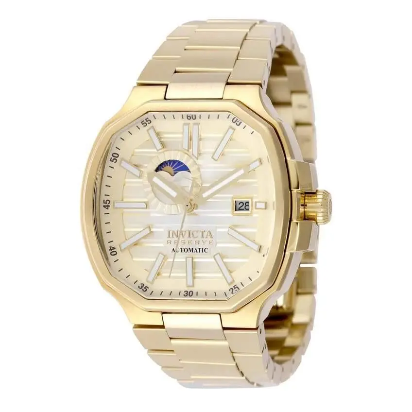 Invicta Reserve Objet D Art NH37A Automatic Men`s Watch - 45mm. Gold 50092