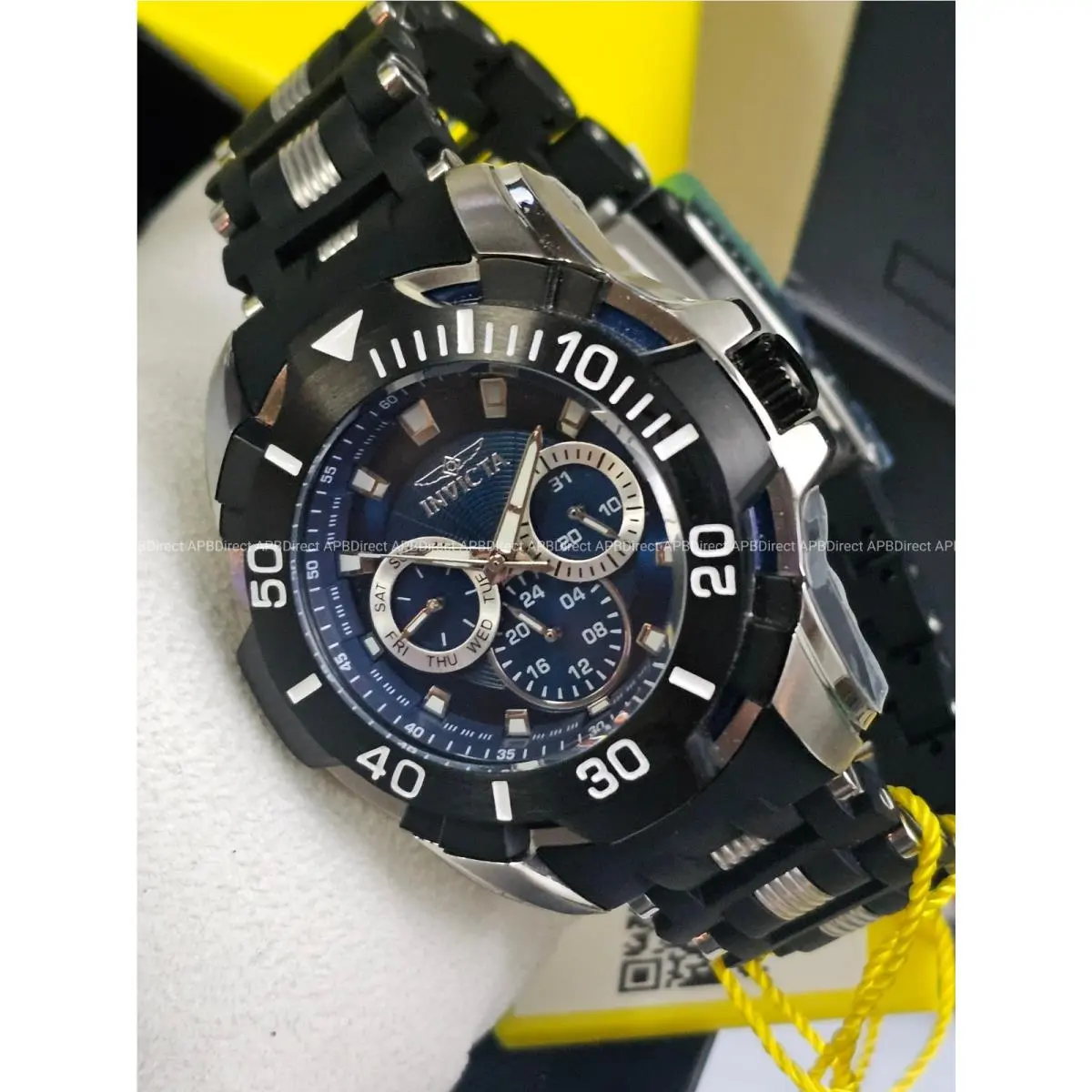 Invicta - Sea Spider - Black Silver SS Quartz Multifunction Dial - Mens Watch