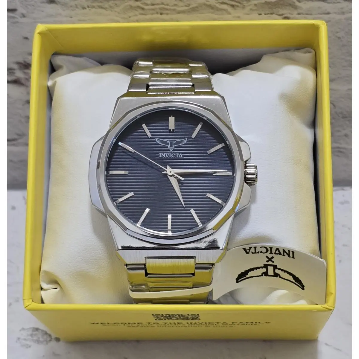 Invicta Specialty Men`s Watch 44mm Navy Blue Dial Silver 69970