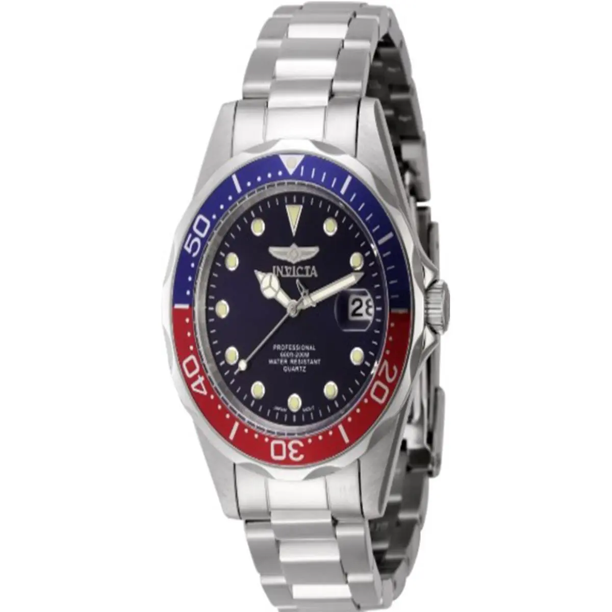 Invicta Men`s 45785 Pro Diver Quartz PC32 Blue Dial Watch