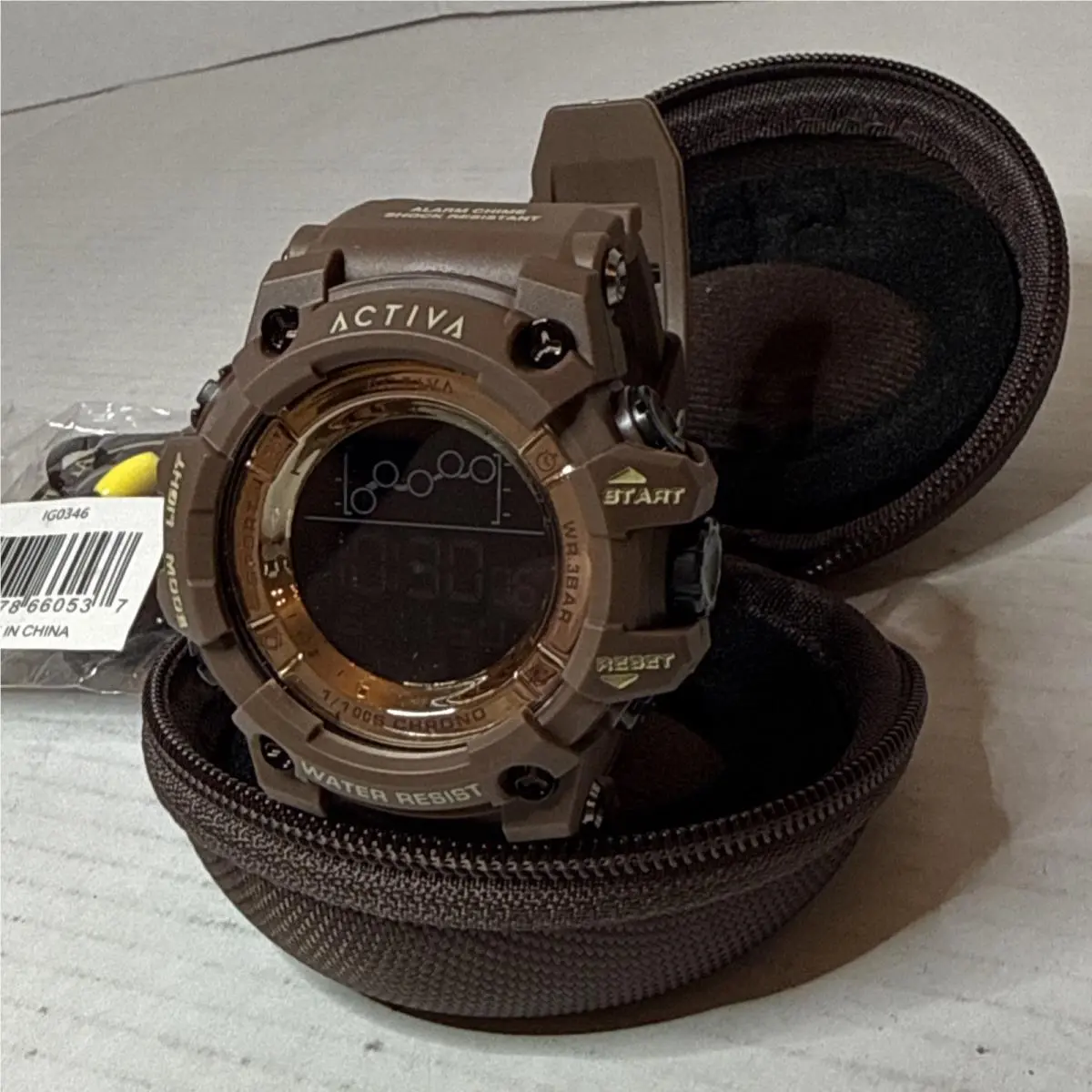 Activa Invicta Water Resistant Brown Bronze Chrono ACW-GA-M106 with Bonus / Case