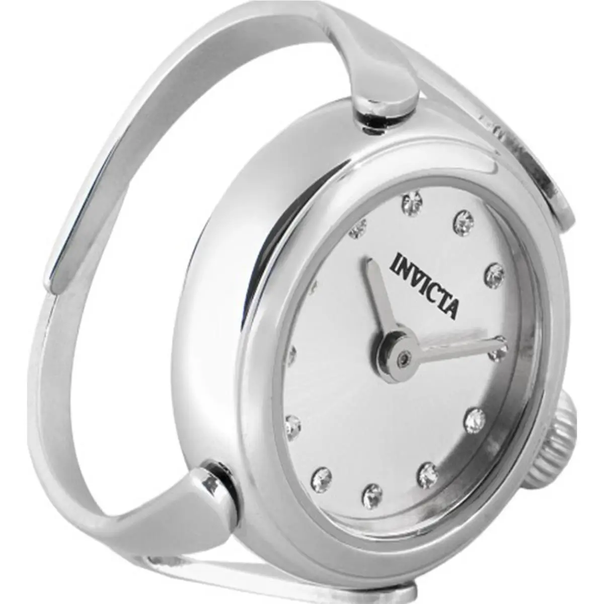 Invicta Women`s 44480 Mini Quartz 2 Hand Silver Dial Watch