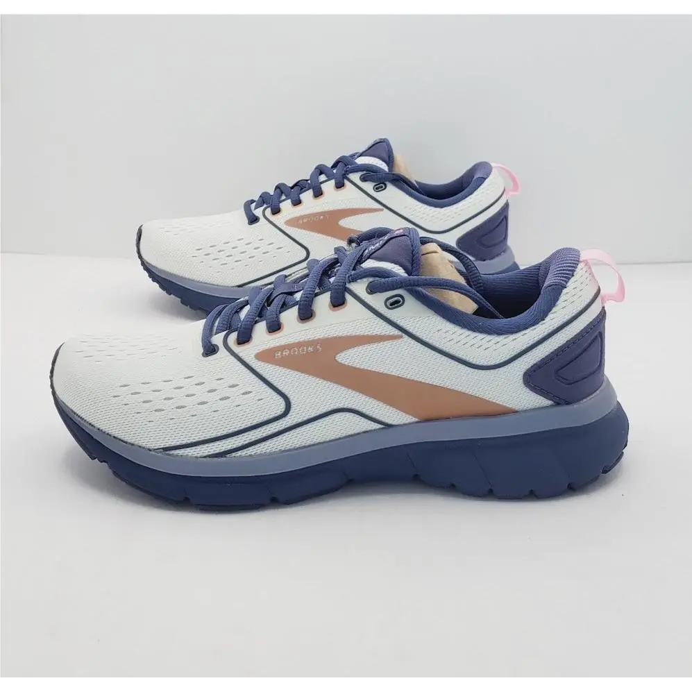 Brooks shoes - Brooks Transmit 3 - Transmit - Soft Off-White/Blue/Pink 8