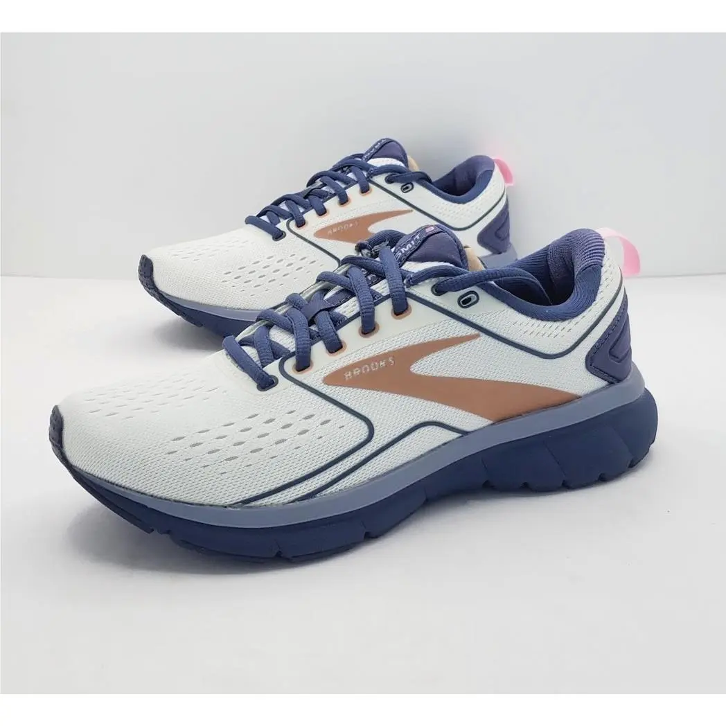 Brooks shoes - Brooks Transmit 3 - Transmit - Soft Off-White/Blue/Pink 1